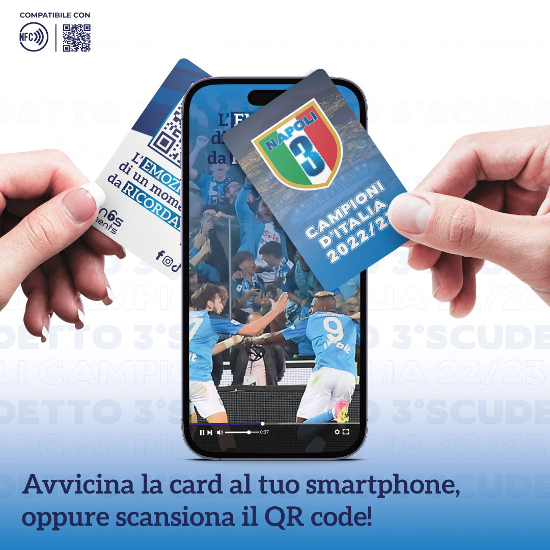 Card con Video - 3° SCUDETTO NAPOLI