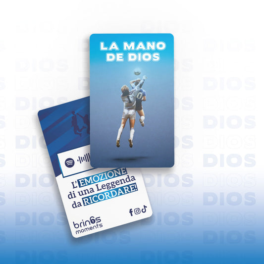 Card con Canzone - LA MANO DE DIOS
