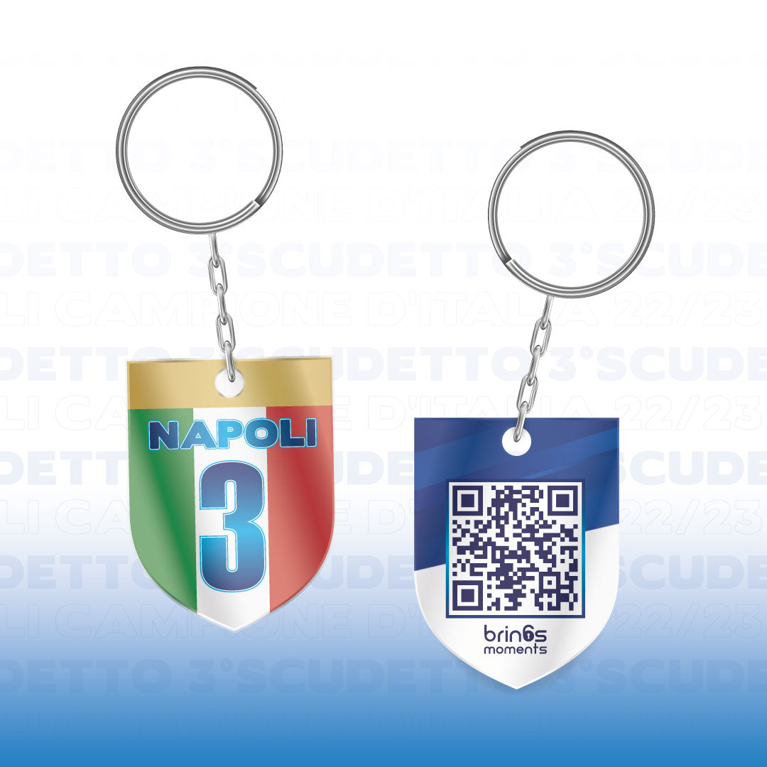 Portachiavi con Video - 3° SCUDETTO NAPOLI