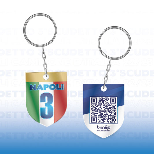 Portachiavi con Video - 3° SCUDETTO NAPOLI