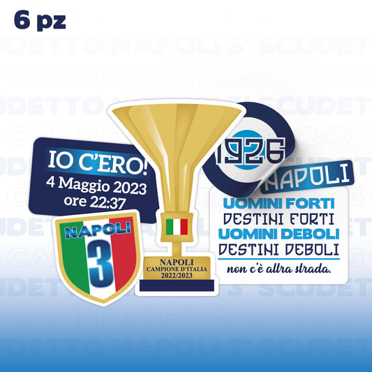 Stickers CAMPIONI D'ITALIA - 6pz