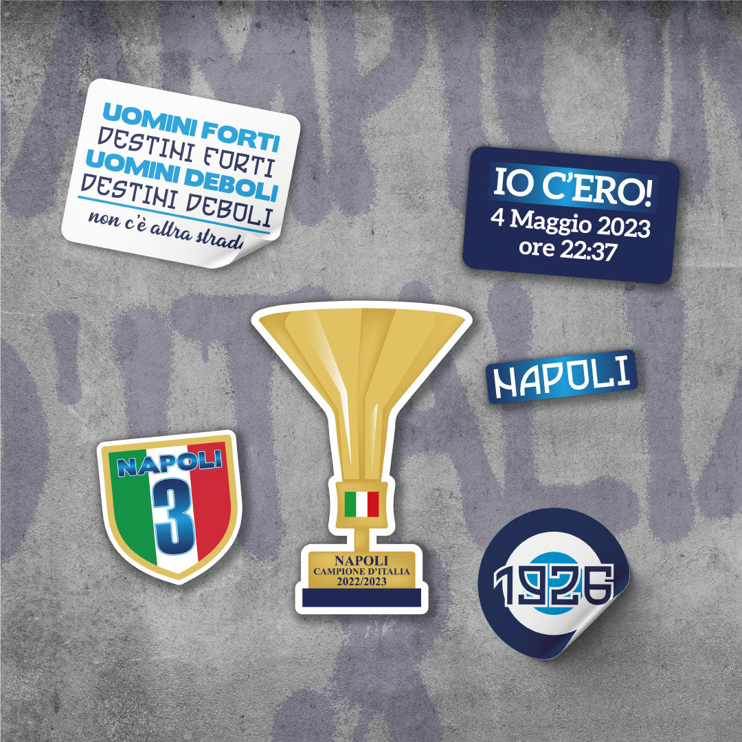 Stickers CAMPIONI D'ITALIA - 6pz
