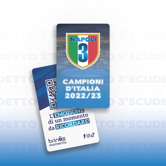 Card con Video - 3° SCUDETTO NAPOLI
